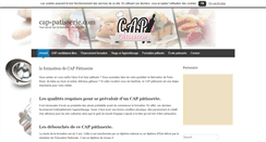 Desktop Screenshot of cap-patisserie.com