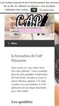 Mobile Screenshot of cap-patisserie.com